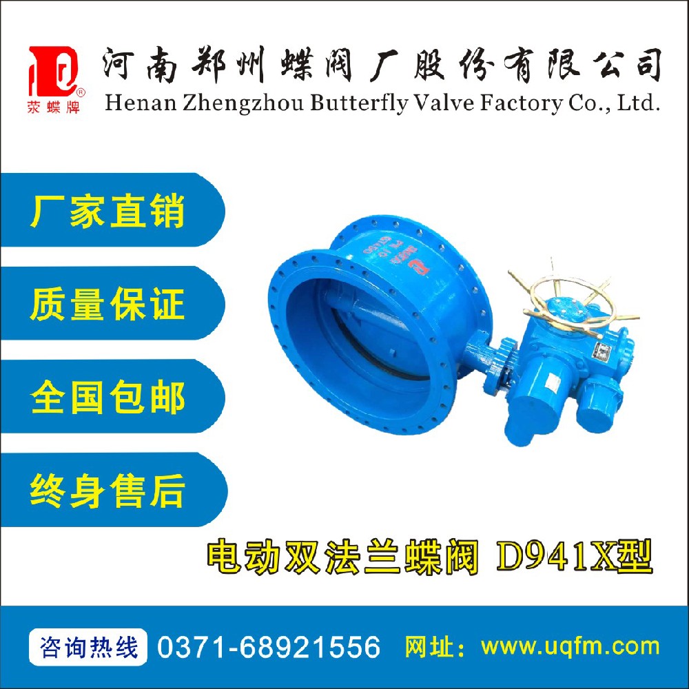 電動(dòng)雙法蘭蝶閥 D641X型